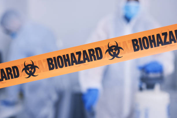 Professional Biohazard technician working in Avery, CA